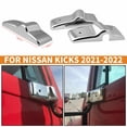 thumbnail image 4 of 2-Pack for Freightliner Columbia Century L+R Side Chrome Door Mirror Cover Bracket -, 4 of 5