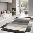thumbnail image 3 of Pasargad Home Gramercy 5' x 8' Hand-Loomed Silk and Wool Ivory/Grey Rug, For Indoor Space and all Age of Group, 3 of 7