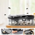 thumbnail image 3 of eléctrica giratoria para moscas, , plagas, recargable, fácil de limpiar, atrapamoscas automático para atrapar cocina Negro, 3 of 8