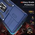 thumbnail image 5 of for Samsung Galaxy S22 Ultra Case with Upgraded Sliding Camera Lens Cover and Strong Magnetic Kickstand - Military-Grade Shockproof Protective Phone Case 6.8" for Men Women Girls - Blue, 5 of 14