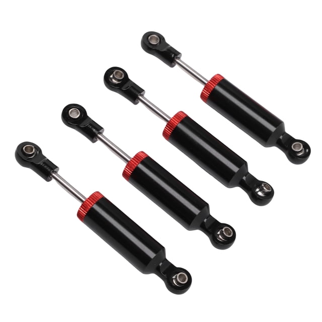 4 Amortiguadores 1/10 RC De 70 Mm, Diseño De Presión De Aceite De aleación Para Modelos De Automóviles, Con Alta Resistencia Y Resistencia Al Desgaste, Adecuado Para Varios