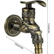 thumbnail image 4 of Grifo montado en la pared de latón retro, grifo de jardín exterior G1/2", grifo de latón antiguo, grifo montado en la pared vintage, grifo tallado dragón de cobre antiguo para cocina baño jardín JAMW Sencillez, 4 of 5