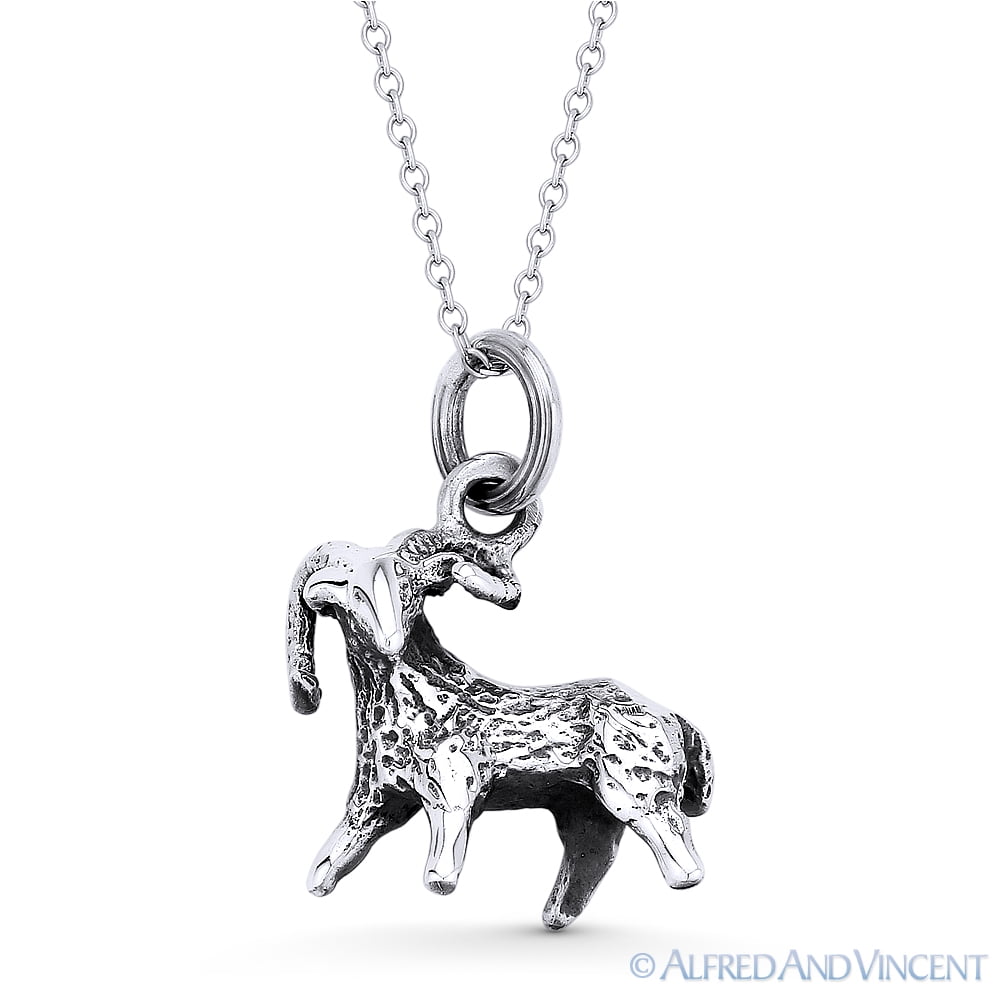 Sterling Silver Womens 1mm Box Chain Small Aries Zodiac Horoscope Symbol Pendant Necklace Sterling Silver Womens 1mm Box Chain Small Aries Zodiac Horoscope Symbol Pendant Necklace