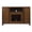 Dark, variant on American Heartland 41855CB 55 in. Oak Contemporary TV Stand, Classic Bourbon