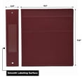 thumbnail image 3 of Carstens 2-Inch Heavy Duty 3-Ring Binder - Side Opening, Wine, 3 of 5