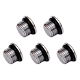 thumbnail image 1 of 5X Scuba Diving 1St Stage Regulator High Pressure Port Plug Scuba Diving Replacement Part,5 x Port Plug,Silver, 1 of 5