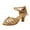 Khaki, variant on 2025 Clearance! 50% Off Clear! asdoklhq Summer Sandals for Women,Women's Color Fashion Rumba Waltz Prom Ballroom Latin Salsa Dance Shoes Sandals
