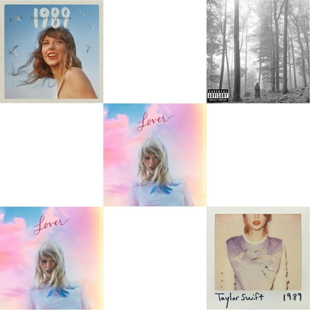 1989 (Taylor's Version) & Lover (Deluxe) (Version 2) & Lover & Folklore (X) & 1989 [CD Bundle]