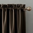 thumbnail image 4 of Sun Zero Malmo 1-Piece Theater Grade Extreme 100% Blackout Rod Pocket Curtain Panel, 52"x95", Cocoa, 4 of 10