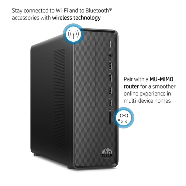HP Slim Desktop i3, 8GB, 256GB - Walmart Business Supplies