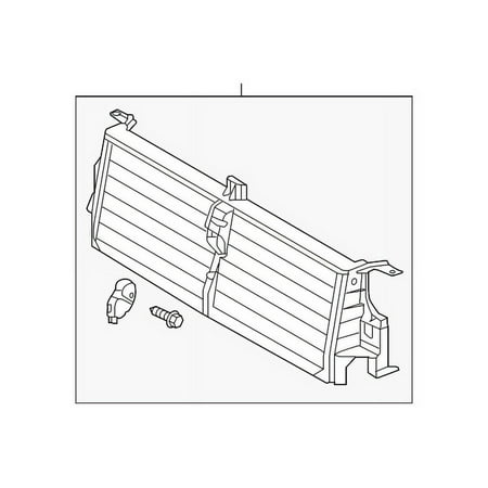Genuine OE Audi Shutter - 4M0-121-219-B