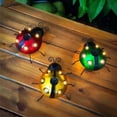 thumbnail image 1 of Xihbxyly Mariquitas Solares para Jardín, Decoración de Pared de Metal, Bonitas Estatuas para Exterior, Lámpara Solar Fotoluminiscente, Decoración para Jardín, Fácil Instalación, para Interior y Exter, 1 of 6