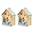 thumbnail image 1 of AMERTEER Christmas 2Pc Wind Lantern Led Light Decoration, 1 of 2