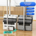 thumbnail image 4 of 3-in-1 High-Efficiency Ergonomic Long Handle Floor Cleaning Kit - Durable Broom, Dustpan & Brush Set for Home, Office, School, Dorms - Easy-to-Clean Household Cleaning Essentials, 4 of 7