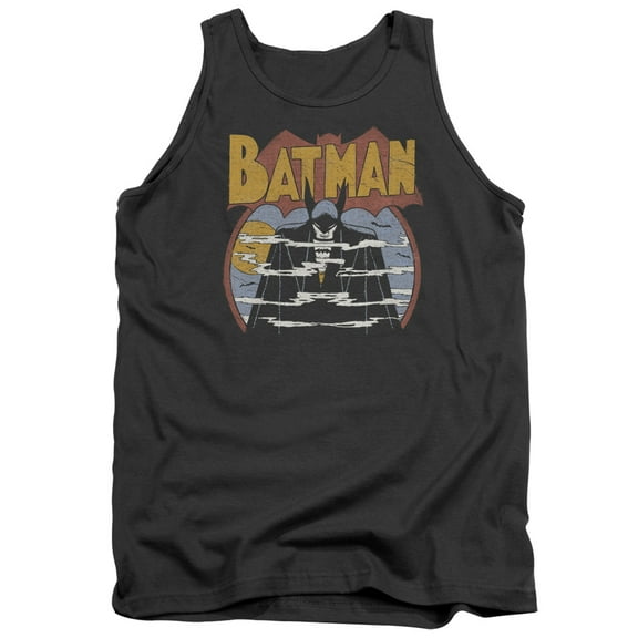 DC Comics Foggy Adult Tank Top Charcoal