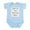 Sky Blue, variant on CafePress - Lord Of The Teething Ring Infant Bodysuit - Baby Light Bodysuit, Size Newborn - 24 Months