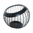 thumbnail image 2 of Coffee Pod Holder, House Usage Multipurpose Tidy Organizer Fruit Storage Basket, black, 2 of 9