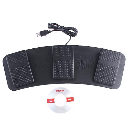 USB Foot Switch Foot Control Keyboard for Windows 2000/XP/Vista/Win 7