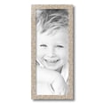 thumbnail image 2 of ArtToFrames 8" x 20" 1" wide - Silver Thin Picture Frame, 8x20 inch Silver Wood Poster Frame (WOM-4904), 1 Pack, 2 of 7