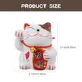 thumbnail image 2 of Tineasur Ceramic Cat Bank White Money Saving Jar Home Desktop Decor, 2 of 6