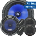 thumbnail image 1 of Pair of Audiotek 1000W 6.5-Inch 2-Way Car Audio Component Speaker System 6-1/2in Bundle, 1 of 5