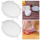 thumbnail image 4 of Tapas Silicona Elásticas Reutilizables Resistentes Al Calor Cubierta para Cuenco Envolver Alimentos (21cm) 2 Uds., 4 of 4