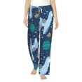 thumbnail image 2 of Picia Alpaca Astronaut in Space Womens Soft Woven Cotton Elastic Waistband Sleep Pajama Pant Lounge Sleep Pant With Pockets And Drawstring-XX-Large, 2 of 9