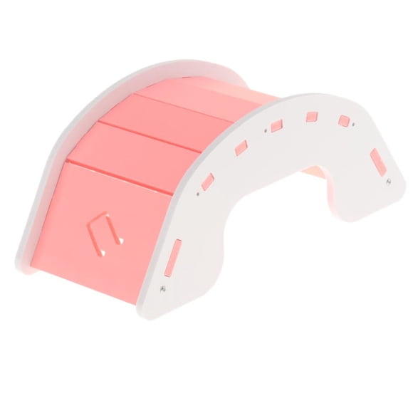 lionlar Hamster Play Bed Boat Toy Small Animal Guinea Pig Mice Activity Cage Decor Pink