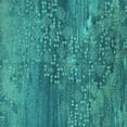 thumbnail image 1 of Ahgly Company Indoor Square Oriental Turquoise Blue Industrial Area Rugs, 8' Square, 1 of 4