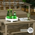 thumbnail image 2 of Topcobe Outdoor Seating Set, Durable HDPE Material, 45"W x 27.5"D x 31.5"H, Sturdy Patio Furniture for Home Garden Deck, Cream White, 2 of 11