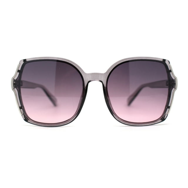 Womens Celeb Luxury Designer Butterfly Plastic Sunglasses Slate Black Pink