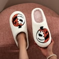 thumbnail image 5 of YLYL Halloween Women Men Fuzzy Slippers Rubber Sole Slip on Soft-Lightweight Non Slip Platform Indoor House Shoes, 5 of 9