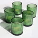 thumbnail image 4 of Portavelas VOHO de vidrio acanalado verde, juego de 12 unidades, 4 of 9