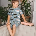 thumbnail image 4 of Balery Swan Princess On Lake Conjunto de Pijama Infantil de Manga Corta con Estampado – Ropa de Dormir de Algodón Suave-Large, 4 of 6