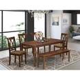 thumbnail image 4 of East West Furniture Dining Room Set Mahogany, DUCL6-MAH-C, 4 of 4