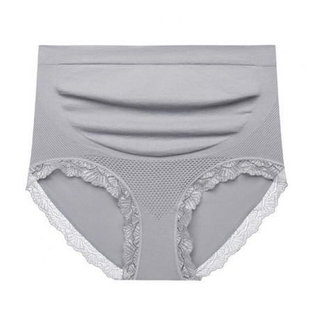 

Orchip Maternity Pregnancy Briefs High Waist Lace Trim Soft Maternity Briefs，#03