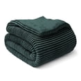 thumbnail image 6 of Mainstays Kids Dark Green Solid Plush Ribbed Corduroy Comforter Set, Twin, 2 Pieces, 6 of 8