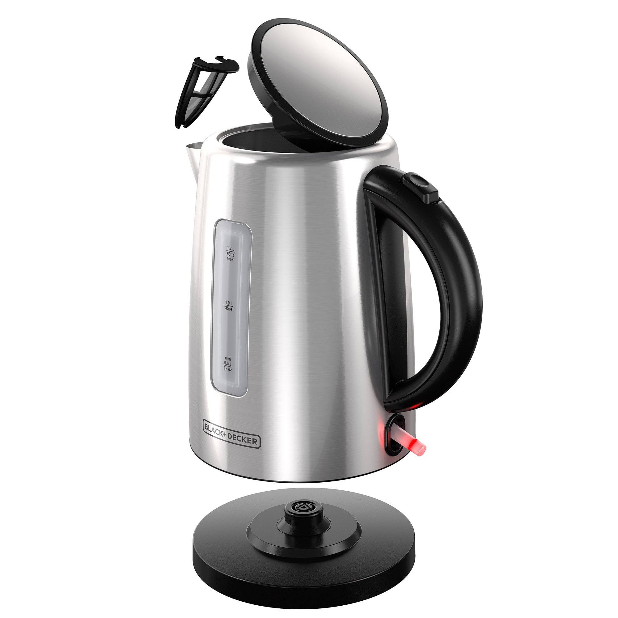 Black & Decker JC400 220V 2200W Electric Kettle, 1.7 L, Stainless Stee —  Everyday Eshopping