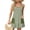 01 Green, variant on Women's Summer Striped Sleeveless Mini Dress, Spaghetti Straps Athletic Built-in Shorts Sundress with Pockets