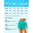 thumbnail image 6 of Charmo Womens Swim Shorts High Waisted Tummy Control Swimsuit Bottoms Ruched Board Shorts, 6 of 6