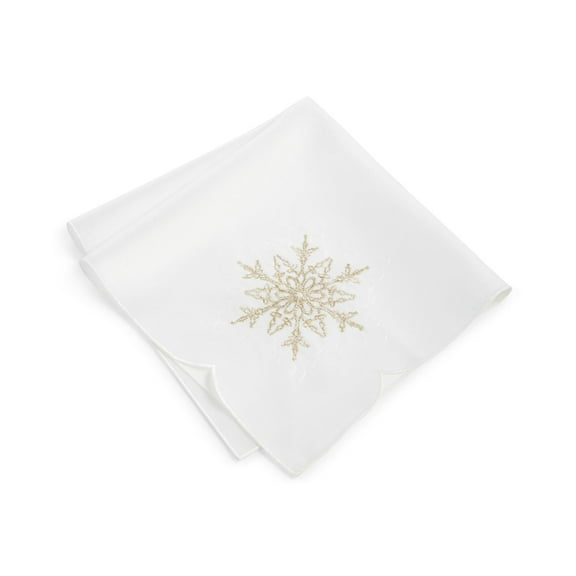 Elrene Winter Dream Cutwork Embroidery Napkins, Set of 4