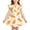 F23-Yellow, variant on FYDUU Back To School Dress for Girls Cute Print Short Sleeve Dress Summer Dresses Casual A-Line Sundress First Day of School Outfit for Kids 3-4 Years