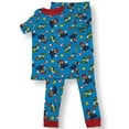 thumbnail image 4 of Pijama de algodón Mario para niños Juego de 4 piezas de pijamas de manga corta Super Mario para niños FamTogether Ropa de dormir, 4 of 5
