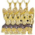 thumbnail image 1 of Cadena y Dije de Mascotas High Monaco DogNeck10 4Pzas Dorado, 1 of 4