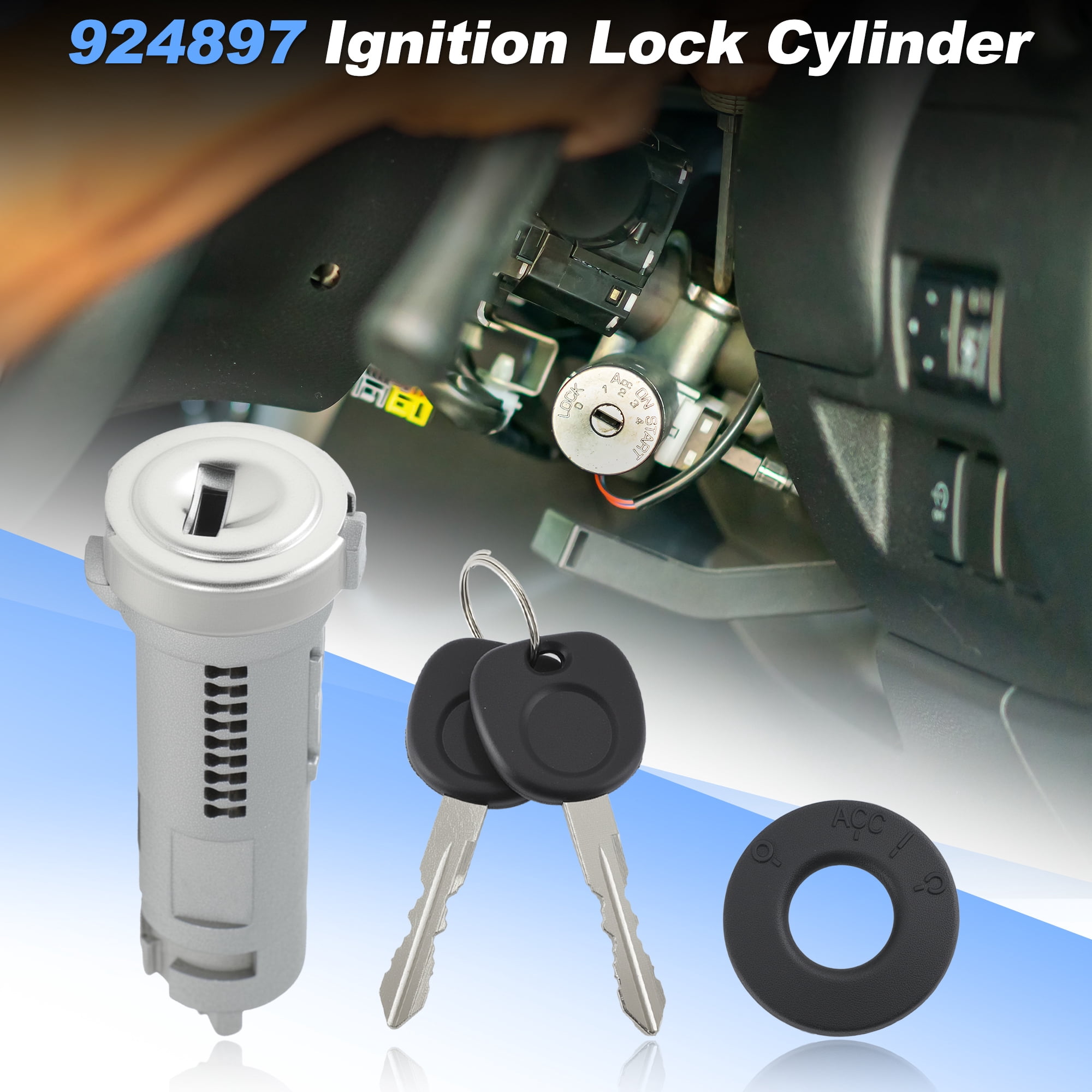 Unique Bargains Ignition Switch Ignition Lock Cylinder for Saturn SW2 2000-2001