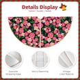 thumbnail image 3 of KLL Christmas Tree Skirt,Party Decorations Farmhouse for Christmas Decorations Holiday Party 36" -Trendy Floral, 3 of 6
