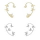 thumbnail image 5 of Qarigey Elegantes aretes de plata para mujer: exquisitos y atemporales, con clase, con estilo de estrella, sin orificios para los oídos, Type3 NO3, 5 of 6