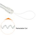 thumbnail image 4 of Unique Bargains 16' Plastique Rétractable Ressort Sangle Porte-Clés Cordon de Stylet, Effacer 5 Pack, 4 of 5