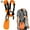 Orange, variant on Luxtrada Comfort Strap Double Shoulder,Trimmer Shoulder Strap for Brushcutters,Trimmers and Strimmer Harness, Garden Brush Cutter Lawn Mower Belt