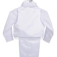 thumbnail image 3 of Lito Angels Ensemble de Baptême pour Bébé Garçon Costume Formel avec Bonnet Ensemble 5 Pcs Taille 9-12 Mois Style D, 3 of 3